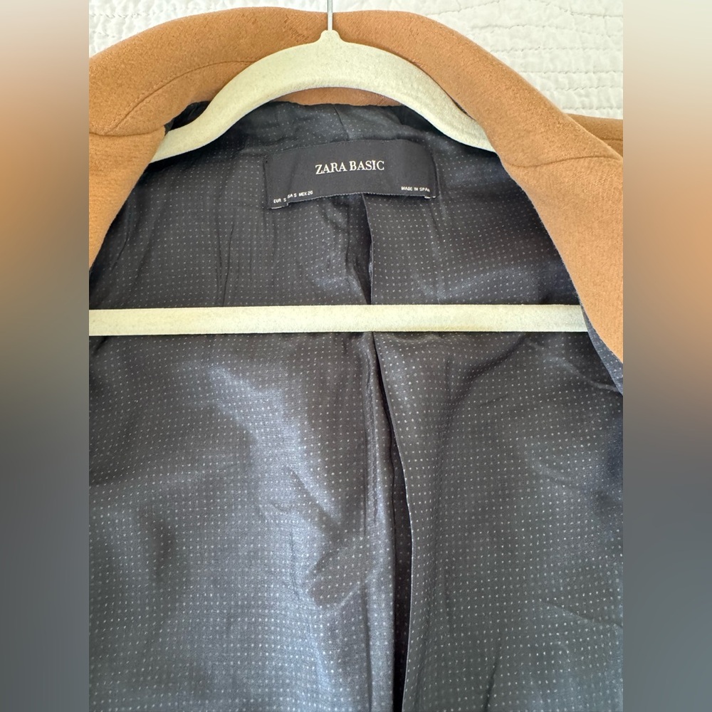 Zara Camel Women's Trench Coat - Picture 5 of 5